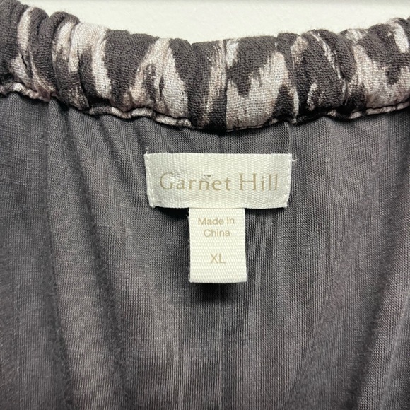 Garnet Hill Brown and White Maxi Dress - Picture 2 of 6